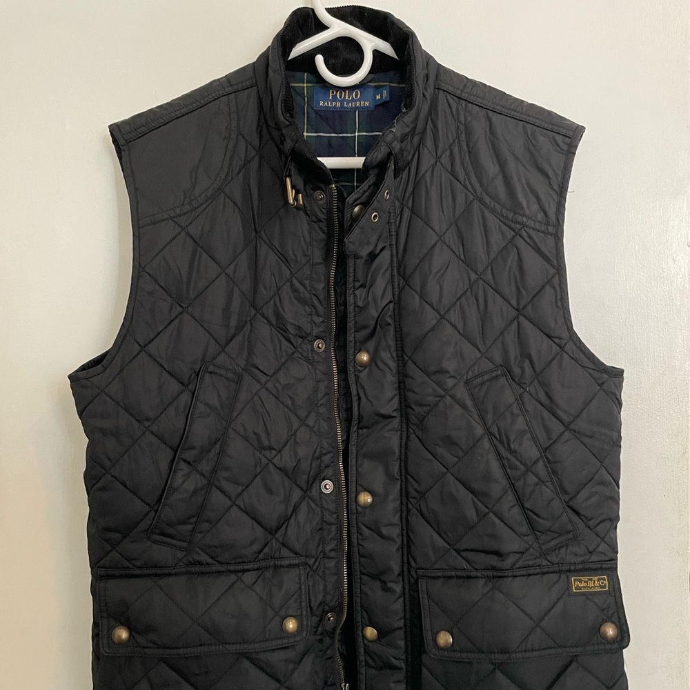 Polo puff vest